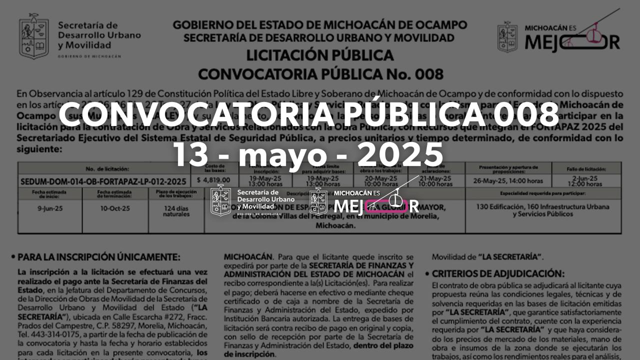 convocatorias